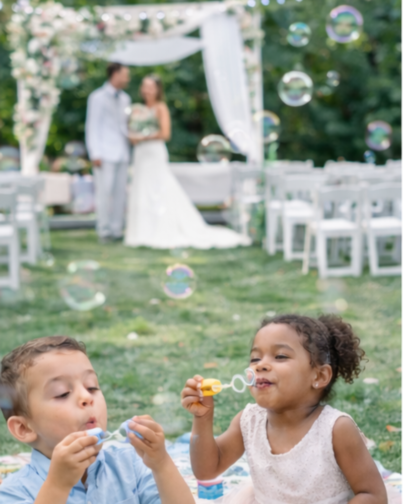kids event care wedding